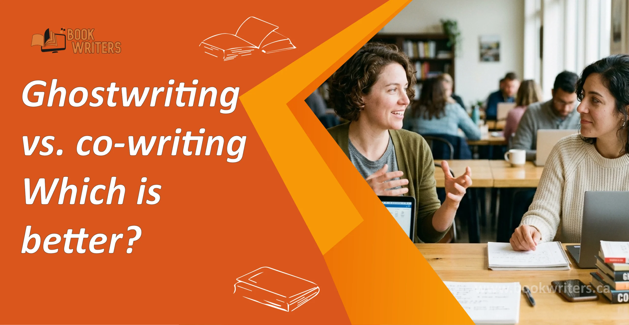 Ghostwriting vs. co-writing: Which is better?