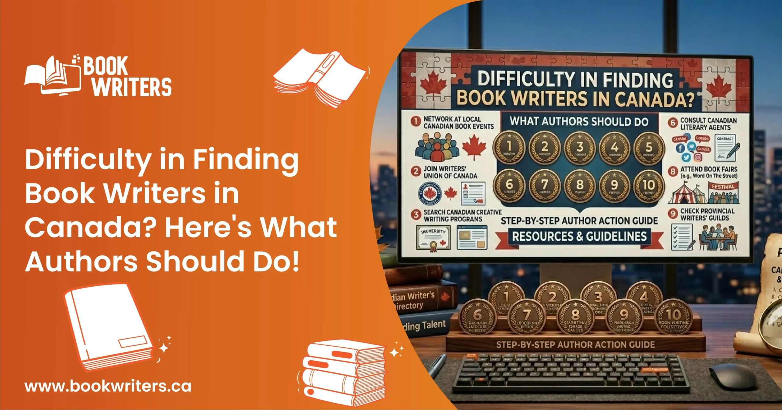 Difficulty in Finding Book Writers in Canada