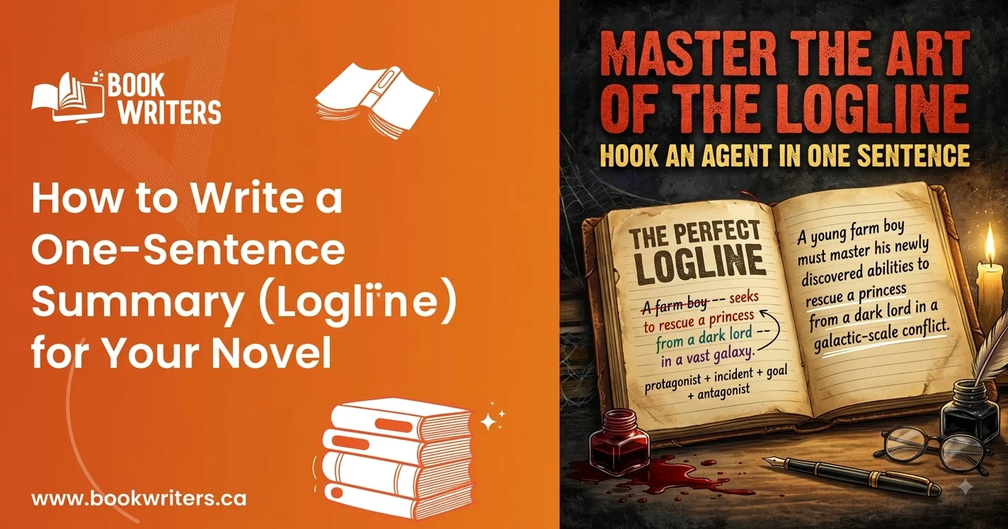 generate me a new post like the given sample for this title relevancy How to Write a One-Sentence Summary (Logline) for Your Novel